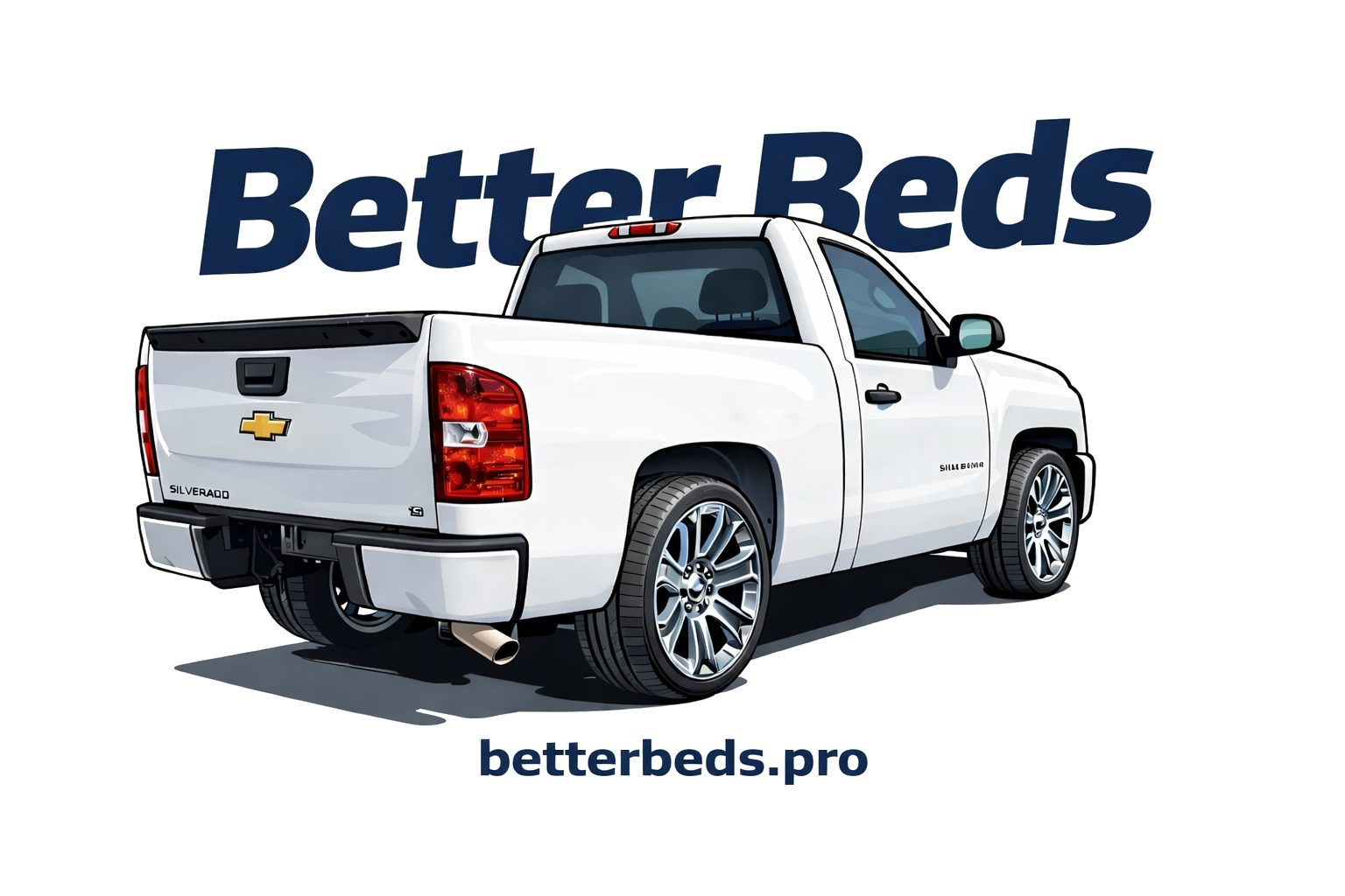 Stylized Better Beds truck bed repair and installation result
